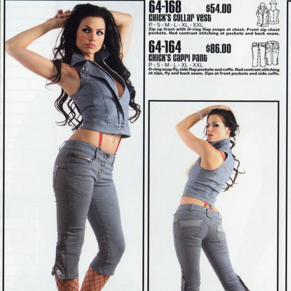 Lip Service rockabilly pinstripe capris sz L XL